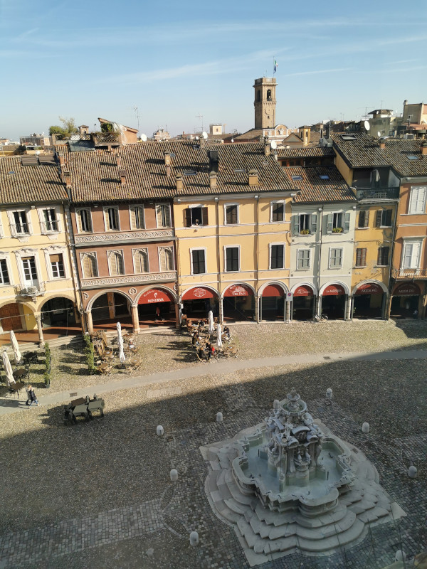 vista di piazza del popolo dall'alto