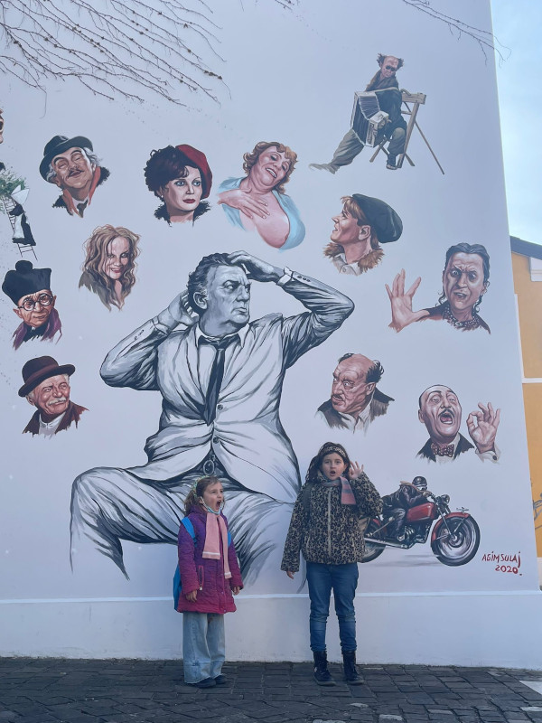 murales di fellini