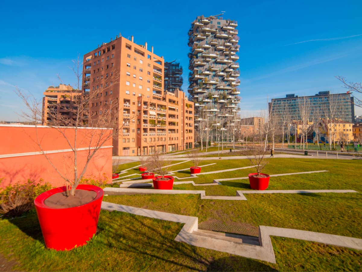 bosco verticale Milano con i bambini