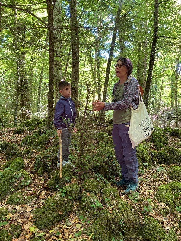 foresta umbra gargano bambino