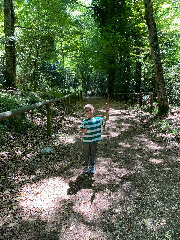 foresta umbra gargano bambino