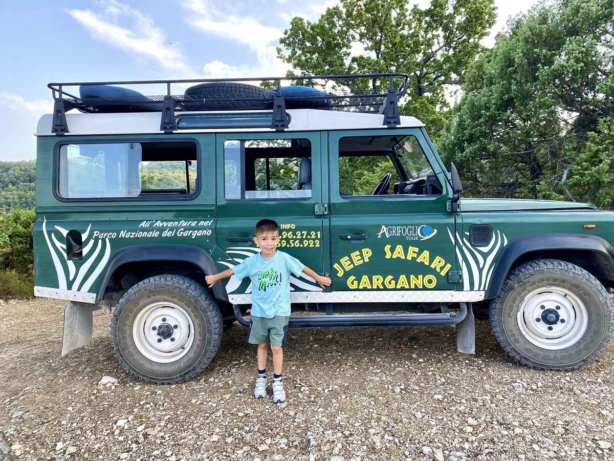 jeep safari gargano bambino