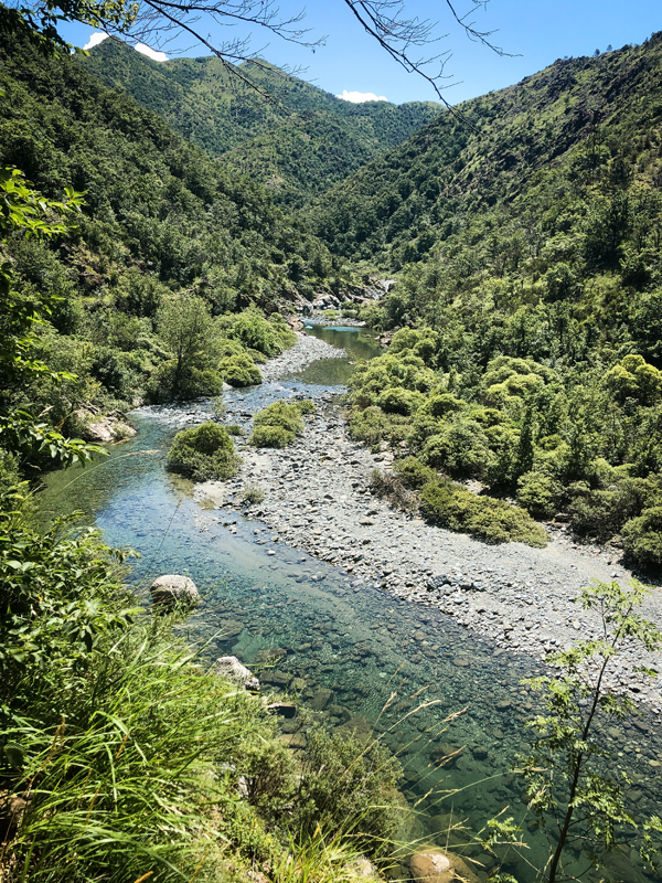 torrente gorzente dall'alto