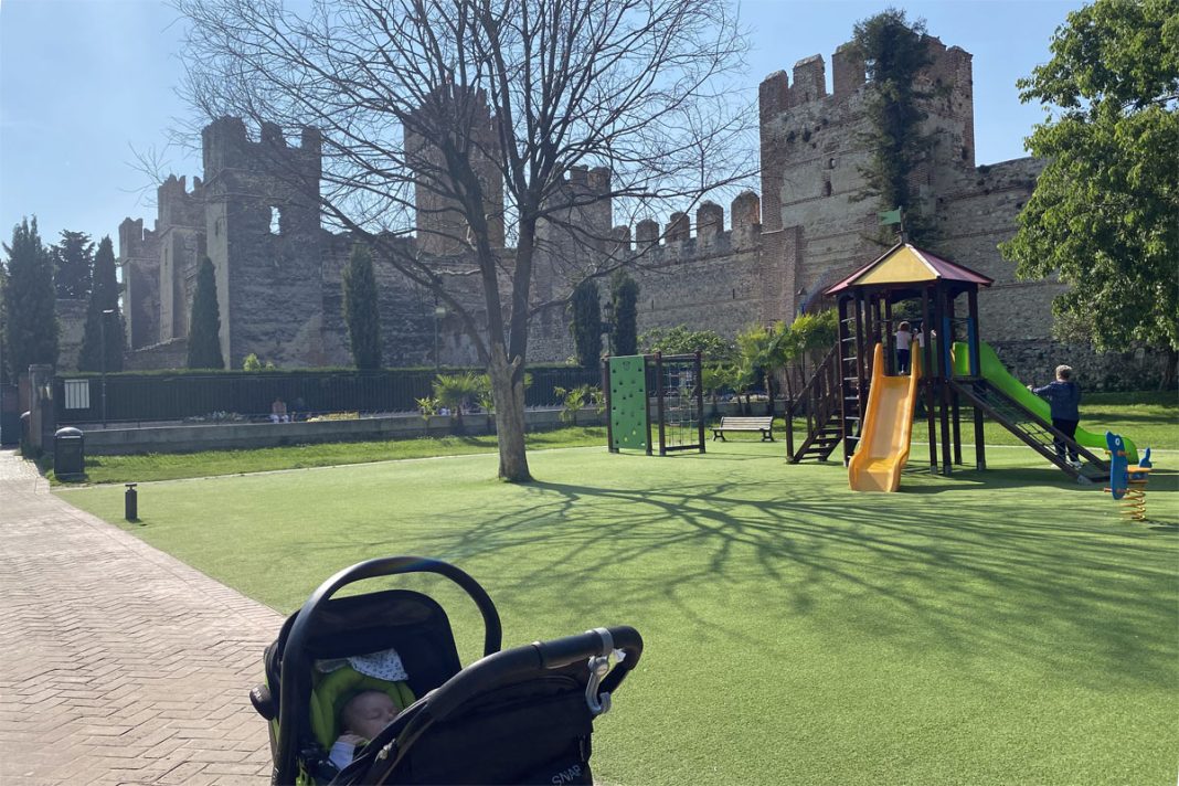 castello lazise con i bambini