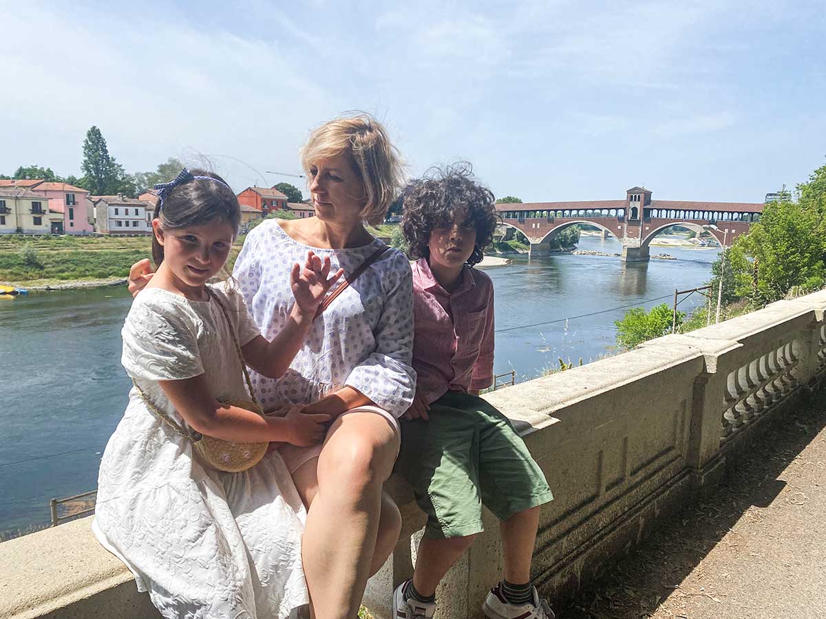 famiglia ponte coperto Pavia 