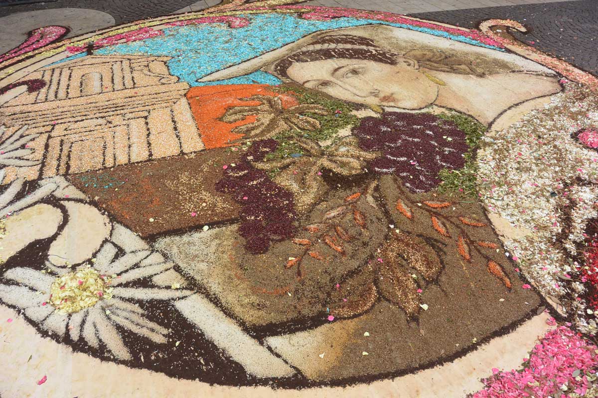 quadri infiorata pietra ligure