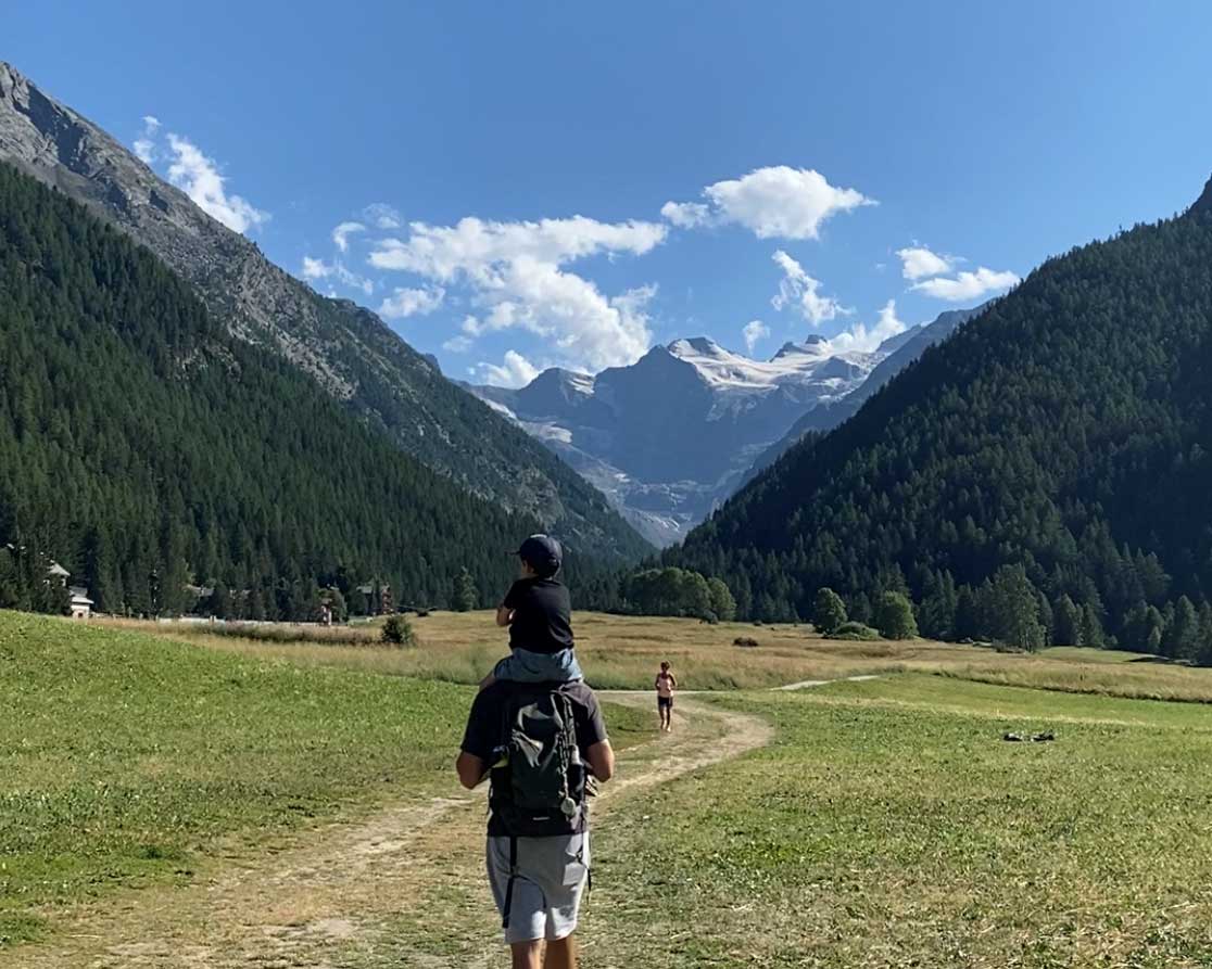 gran paradiso papà e figlio