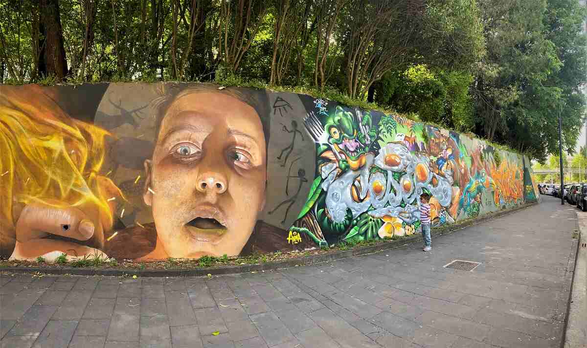 baronissi città dei graffiti murales parco rinascita