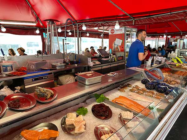 Fiskertorget il mercato del pesce di Bergen