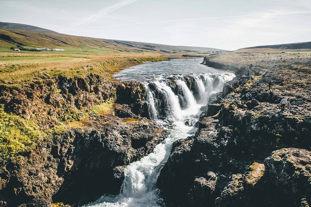 cascata di Kolugjúfur