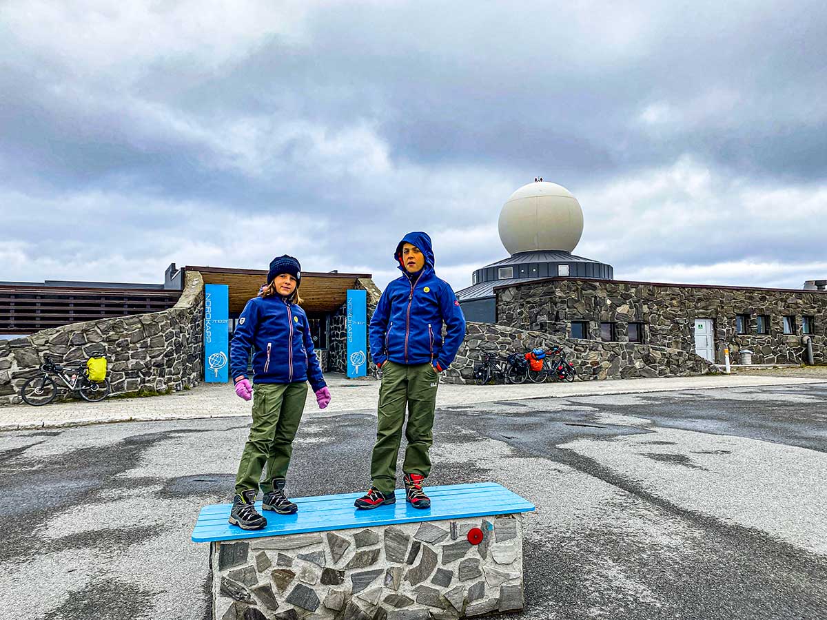 capo nord con i bambini 