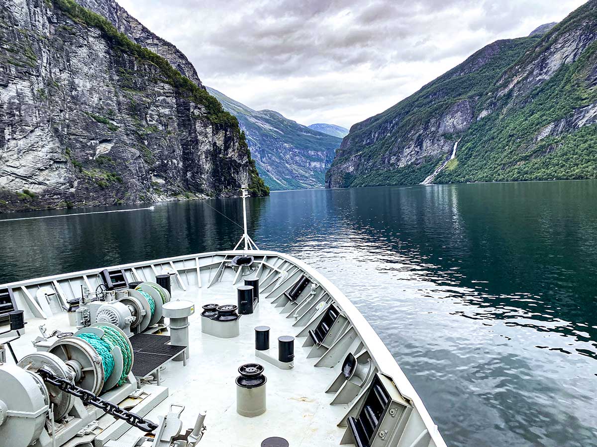 hurtigruten Geirangefjord