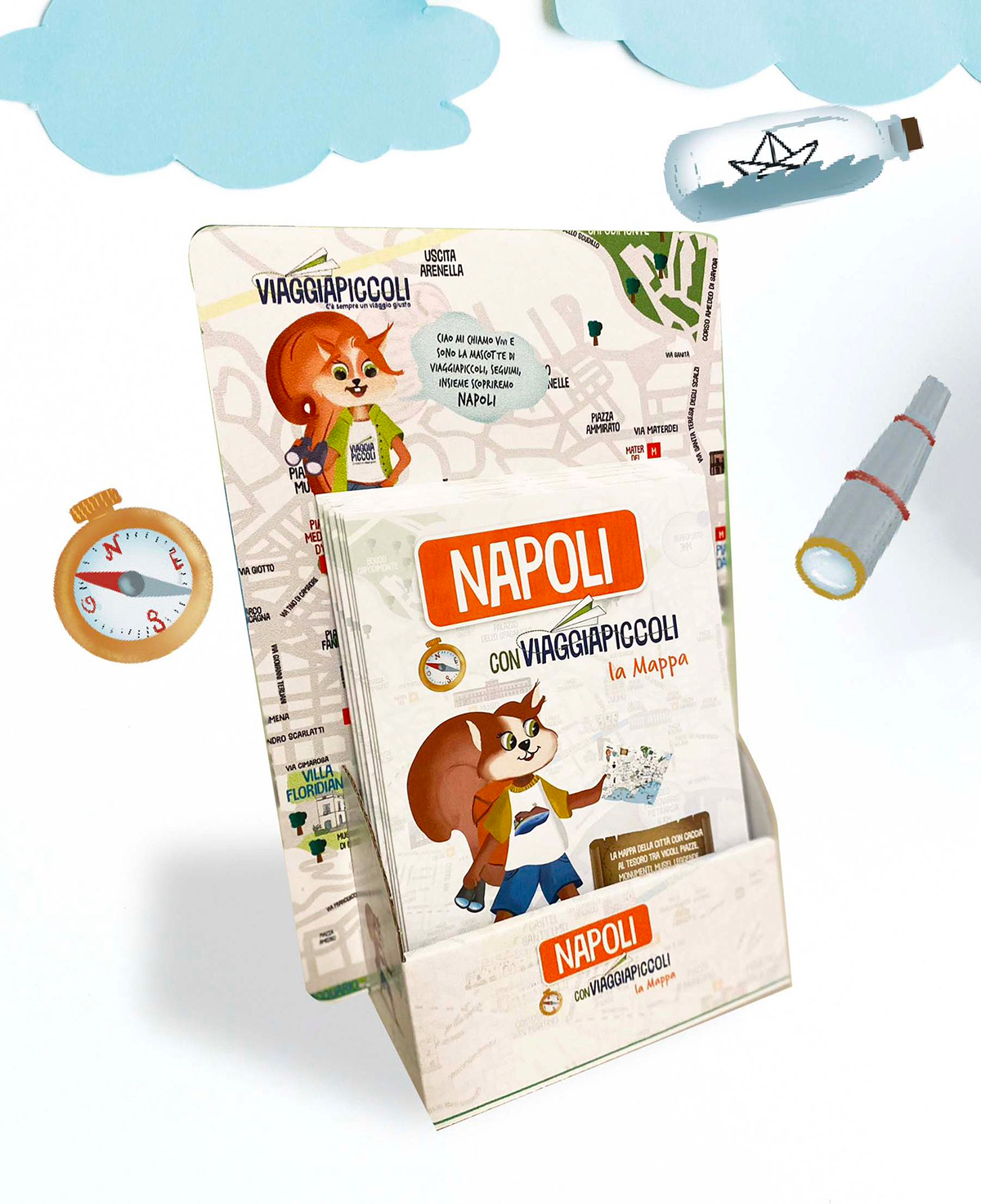 mappa di Napoli per bambini 