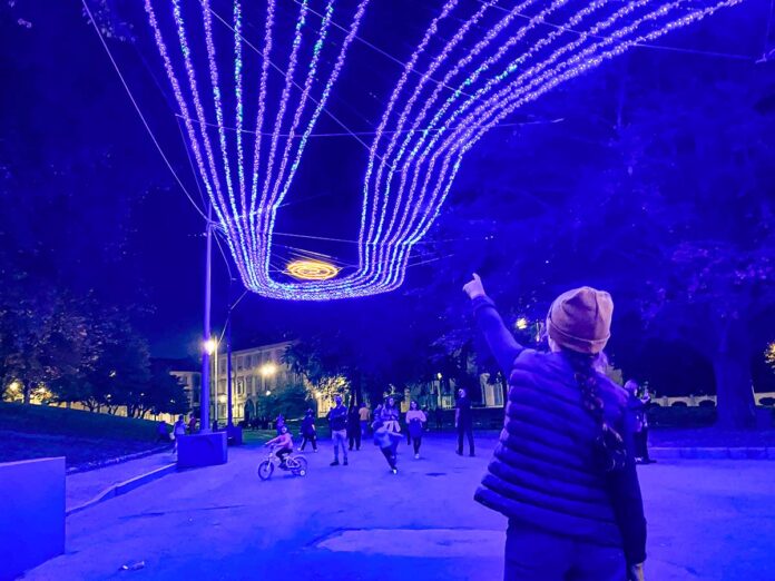 Luci D'artista Torino AzzurroGiallo