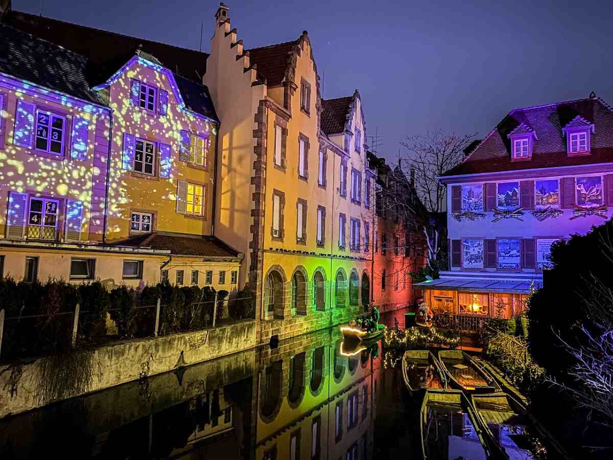 luminarie mercatini di natale a colmar