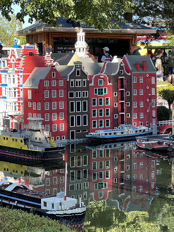 Città costruita con i lego a Legoland Billund