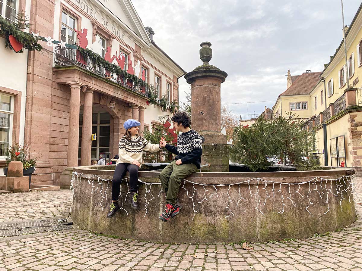 Riquewihr paese bella e la bestia, la fomntata di Bella