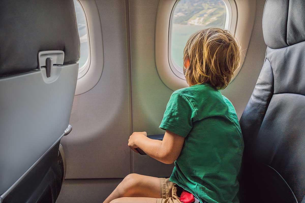 viaggi in aereo con i bambini