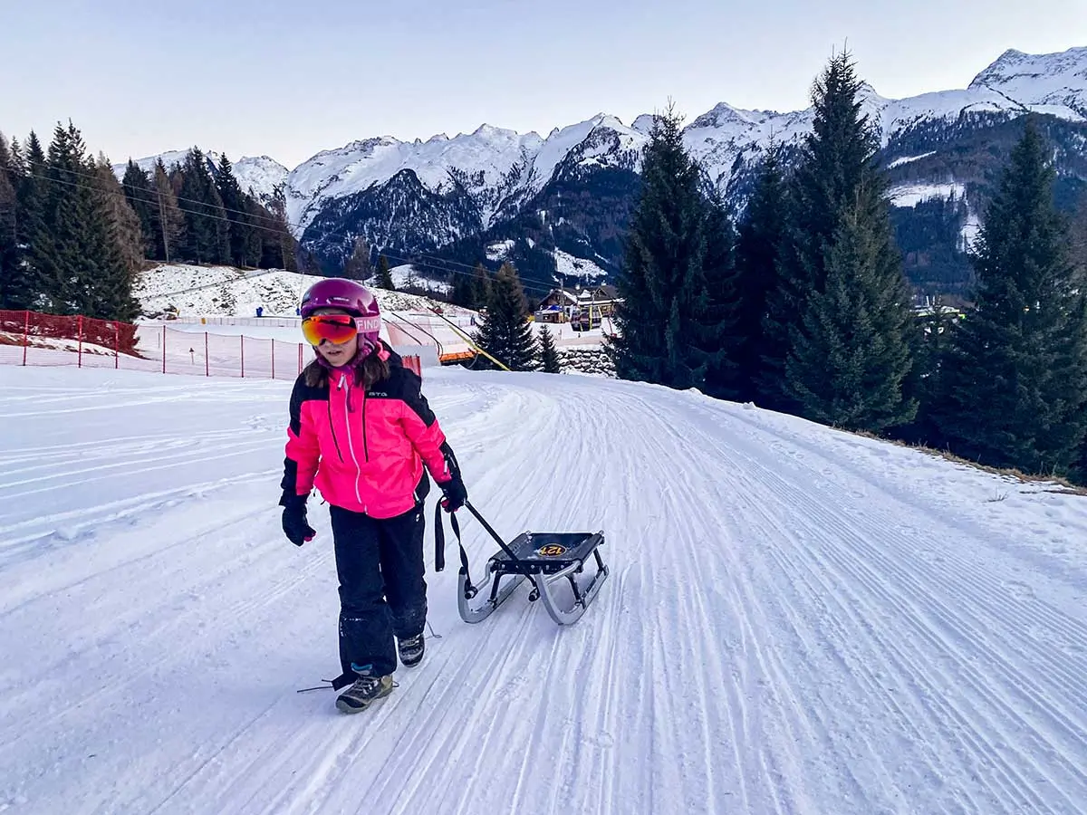 pista da slittino 