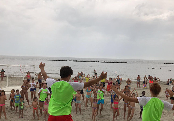 animazione in spiaggia