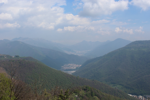 vista dal santuario di santa Maria del Giogo