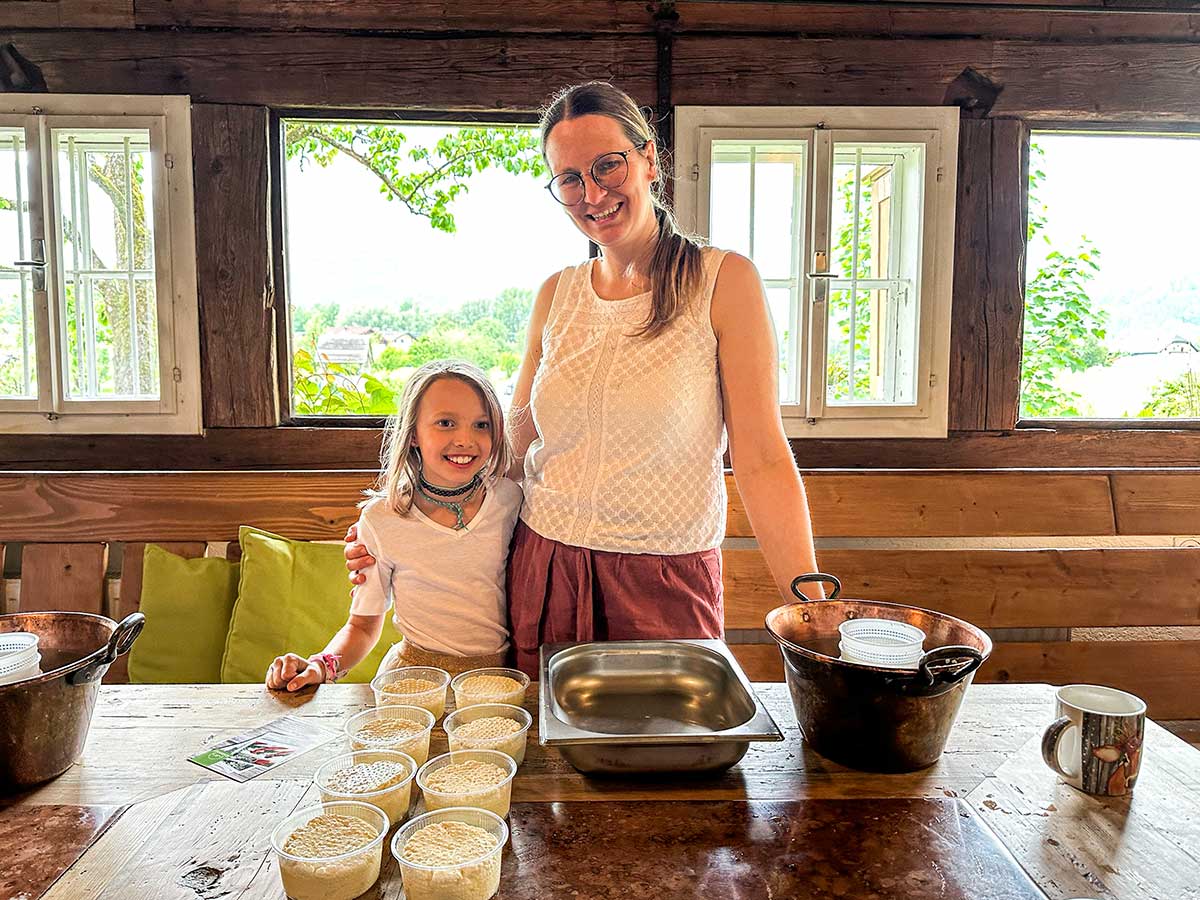 Tennengau con i bambini fattoria