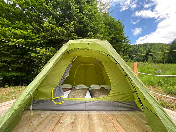 dormire tenda piemonte