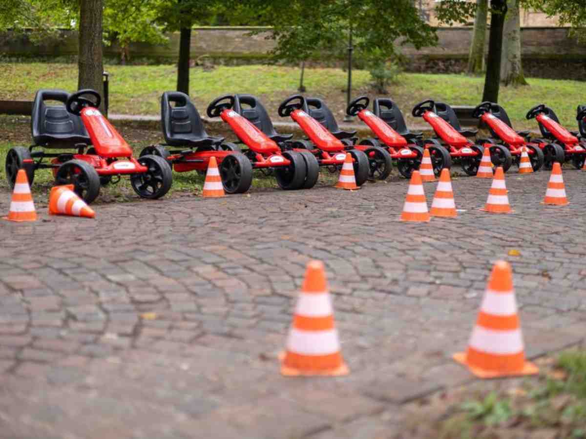 mini go kart a ferrara in fiaba