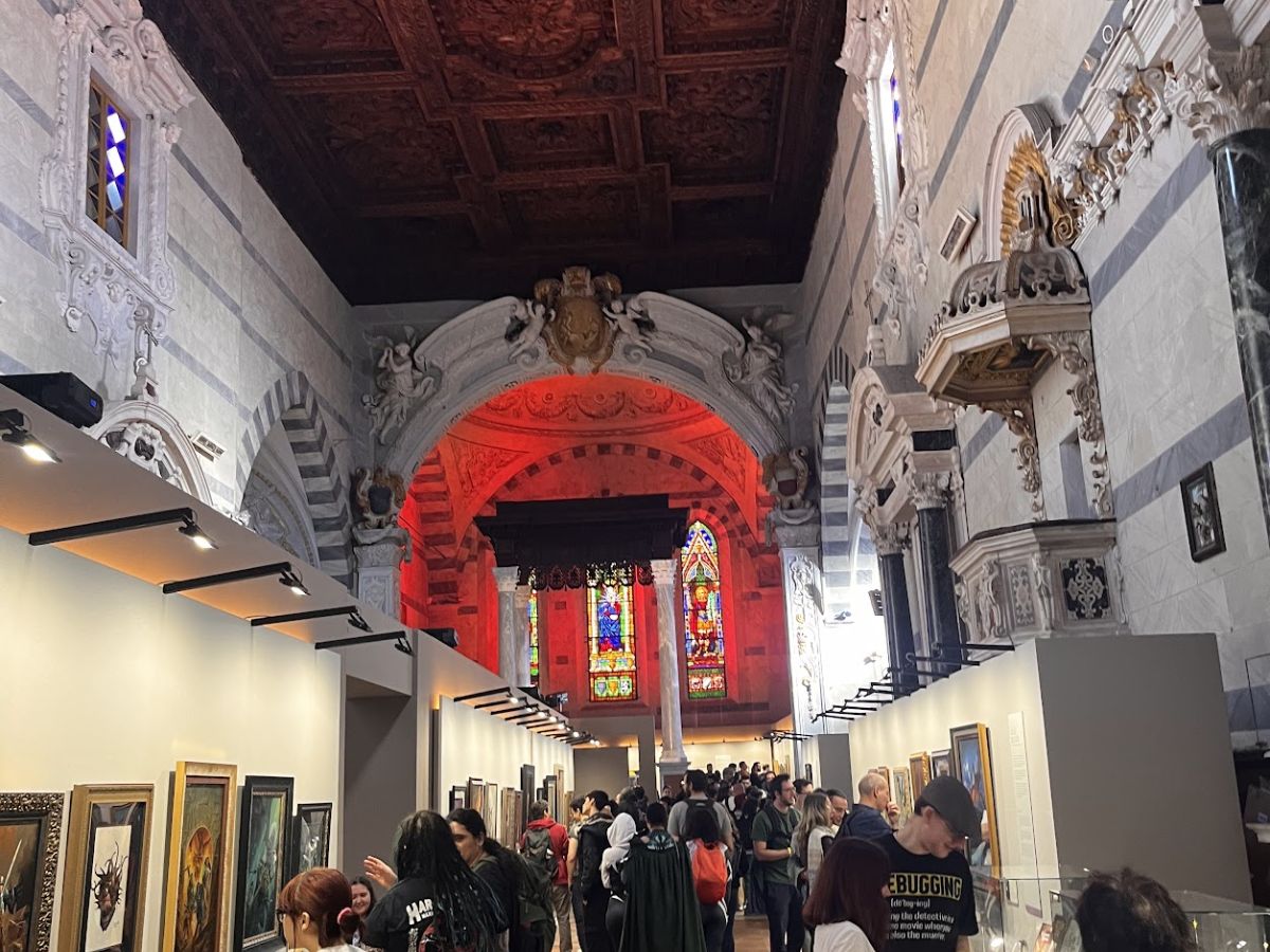 mostra durante il Lucca Comics & Games di una passata edizione