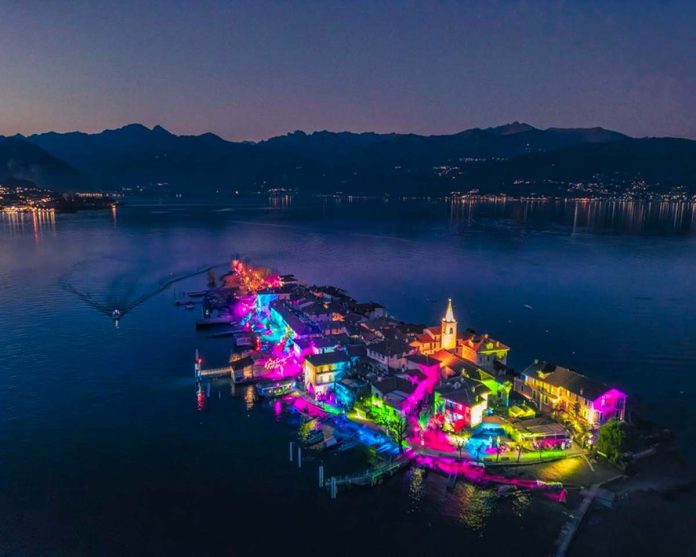 Isola luce lago maggiore