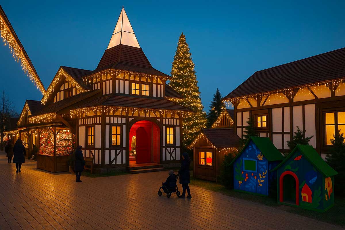 Natale torino villaggio Piazza Solferino