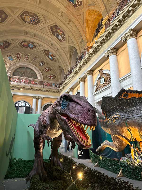 la mostra "Dinosauri Terra dei Giganti"