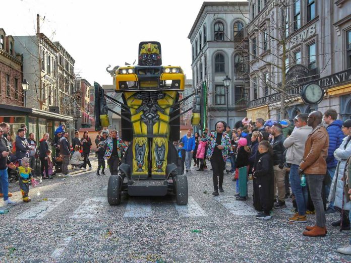 carro di carnevale a cinecittà roma