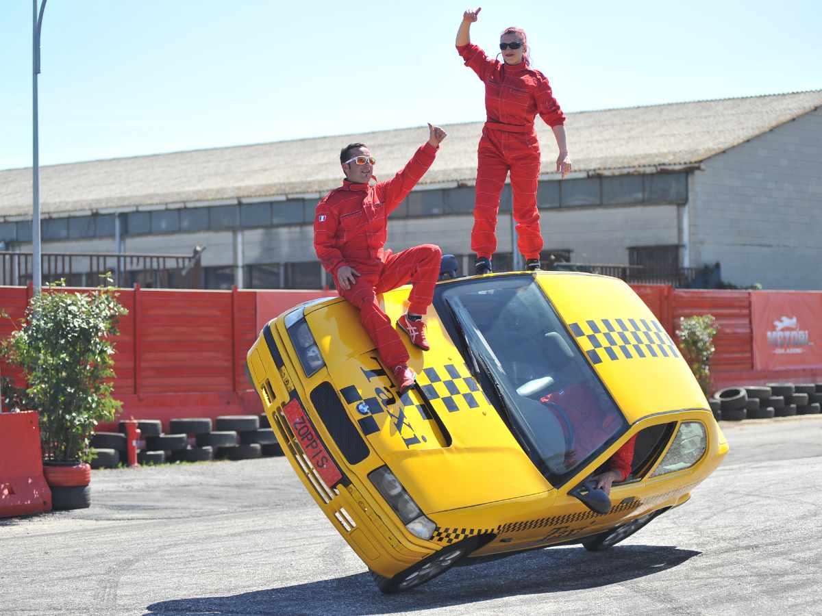 stunt show a cinecittà world