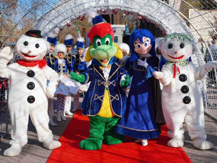 mascotte di gardaland magic winter