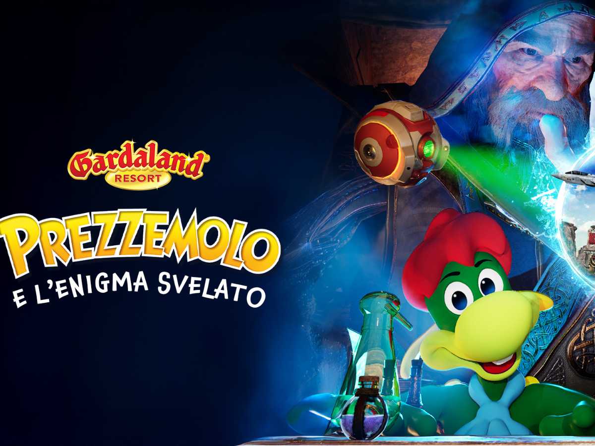 locandina del nuovo film di Prezzemolo a Gardaland