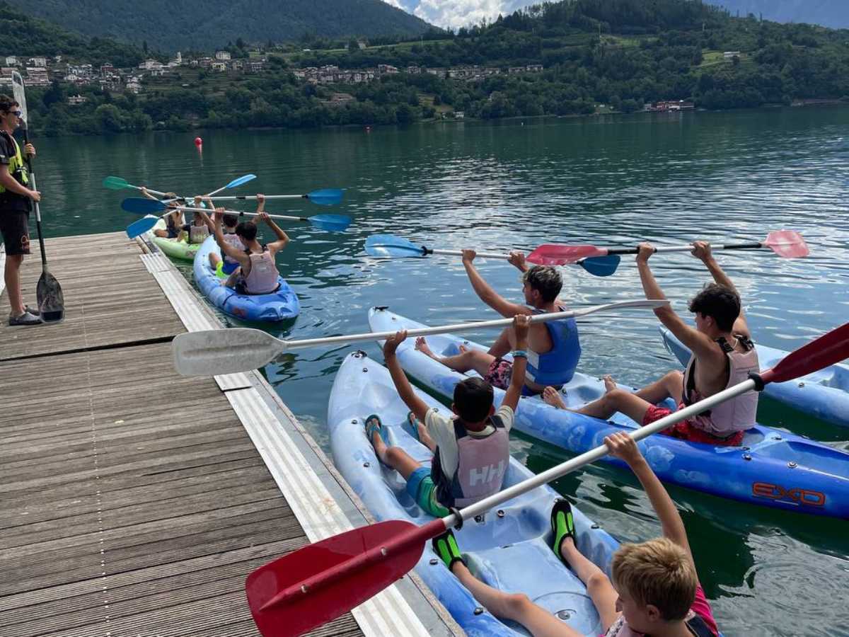 canoa allo sportcamp trentino
