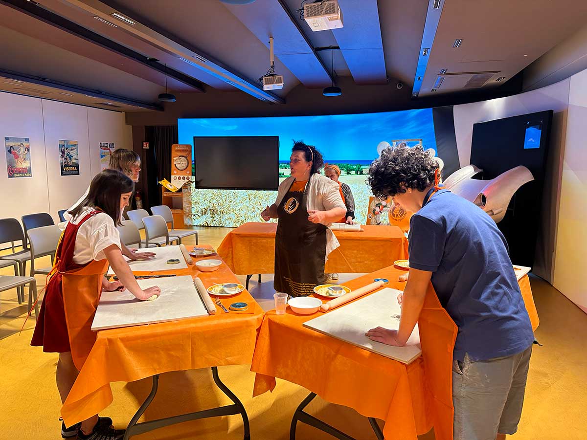 famiglia la piadina al museo della paiidna