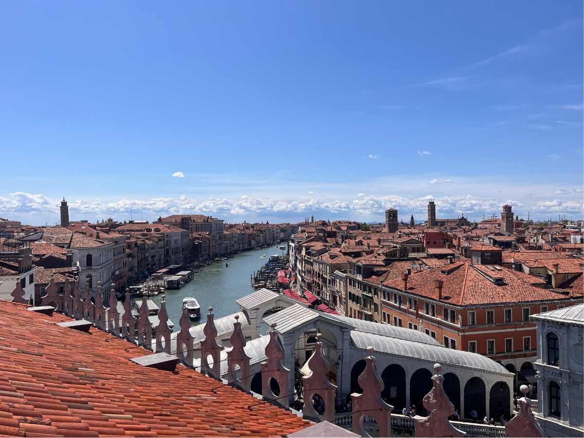 vista di venezia dall'alto