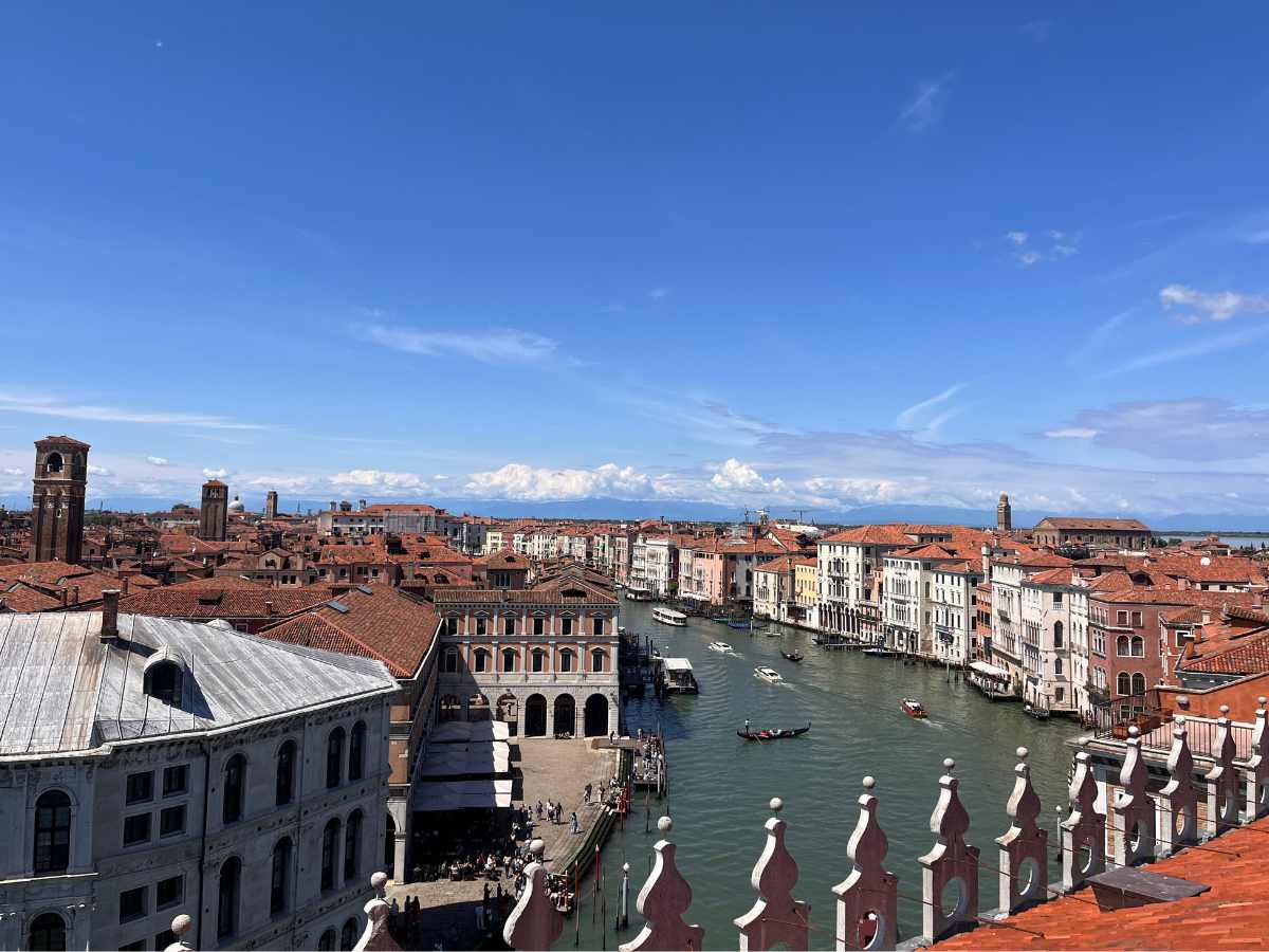 vista di venezia dall'alto