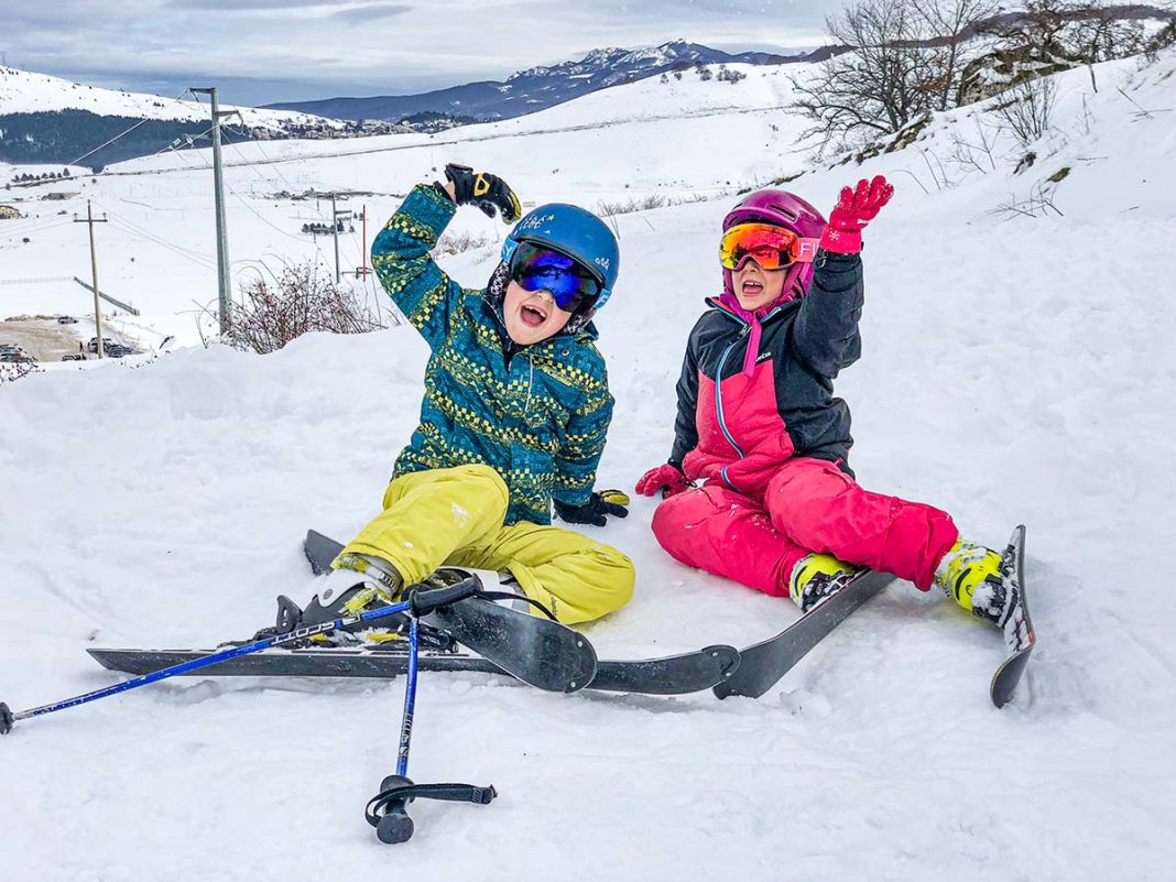 Sciare con bambini
