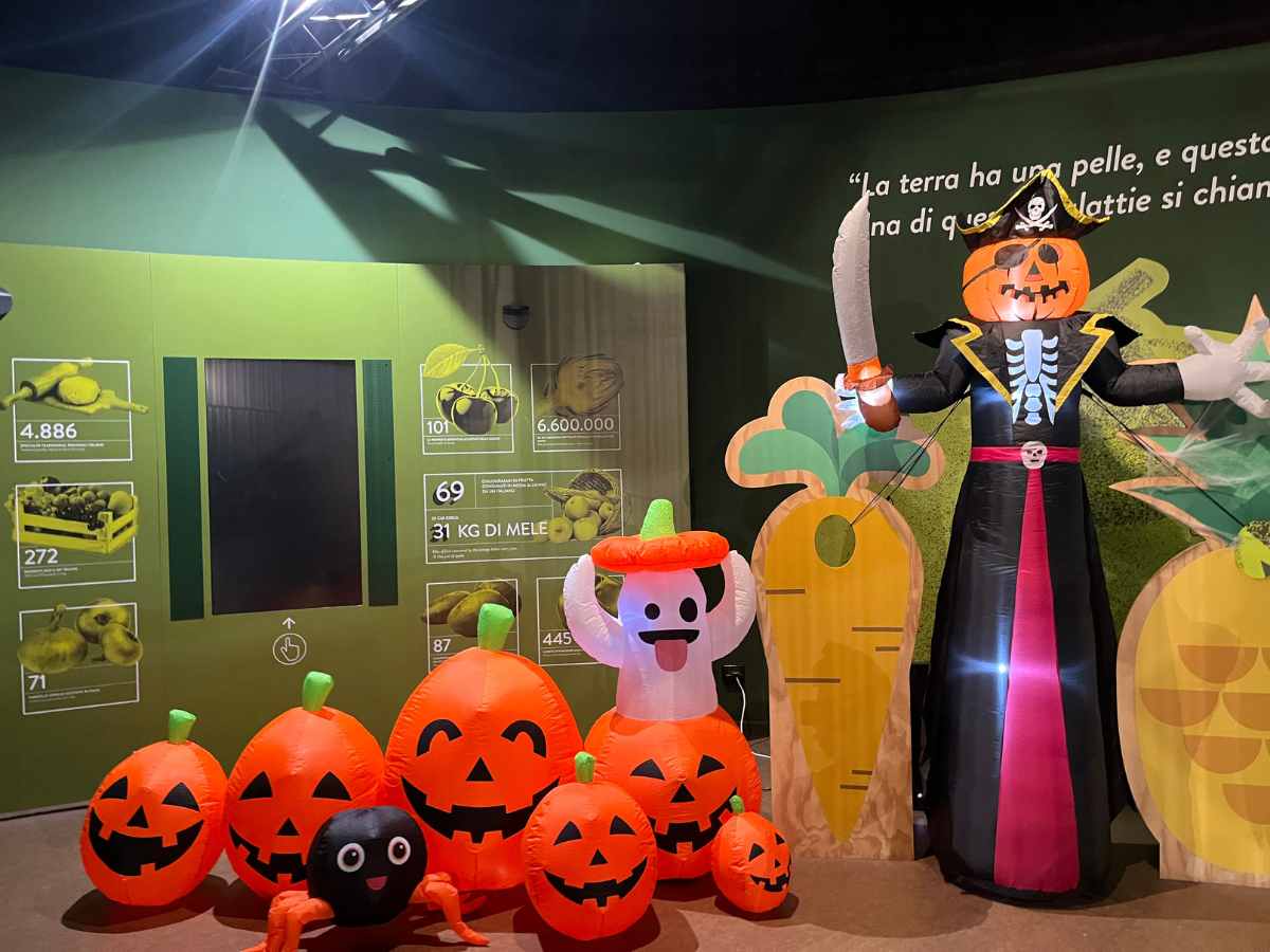 allestimento zuccaland grand tour italia halloween a bologna 