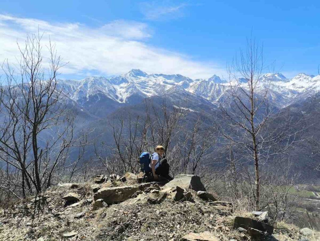 bambino itinerario rifugio degli invincibili val pellice