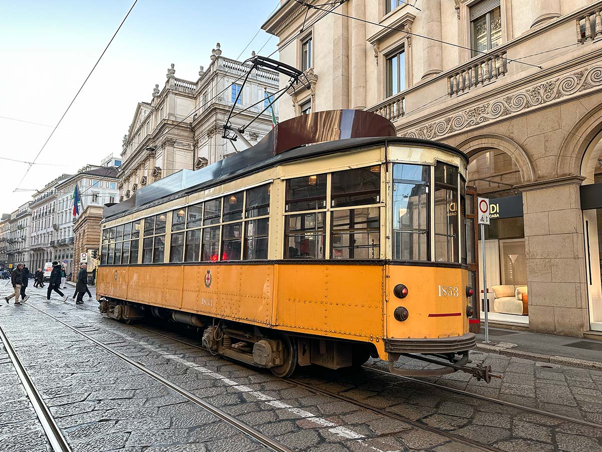 tram a Milano 