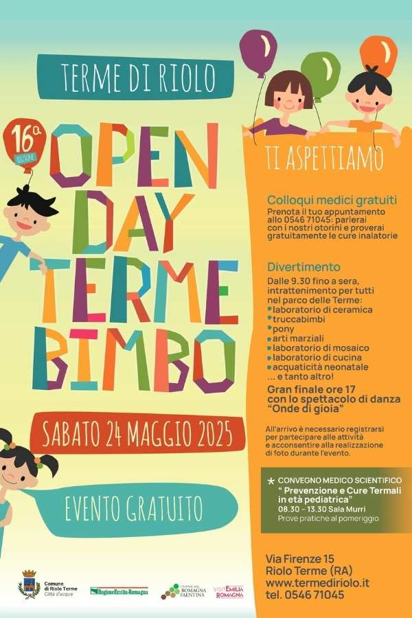 locandina open day terme bimbo riolo