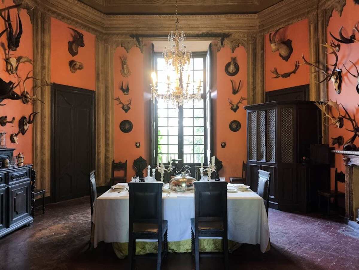 sala ottagonale castello di piovera