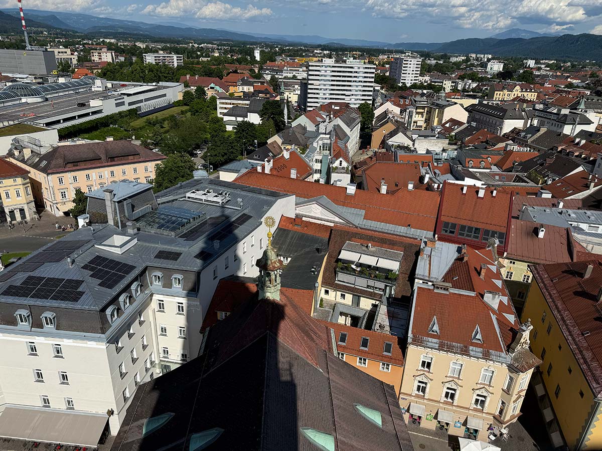 Chiesa sant eligio Klagenfurt vista dal campanile