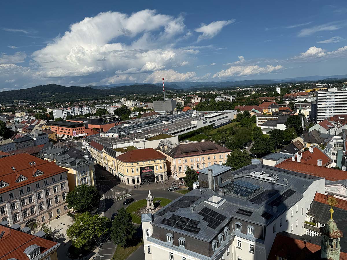 Klagenfurt vista dal campanle