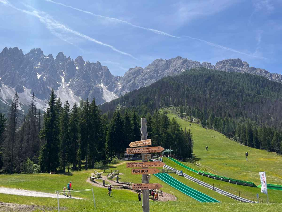 indicazioni attività sul monte baranci san candido