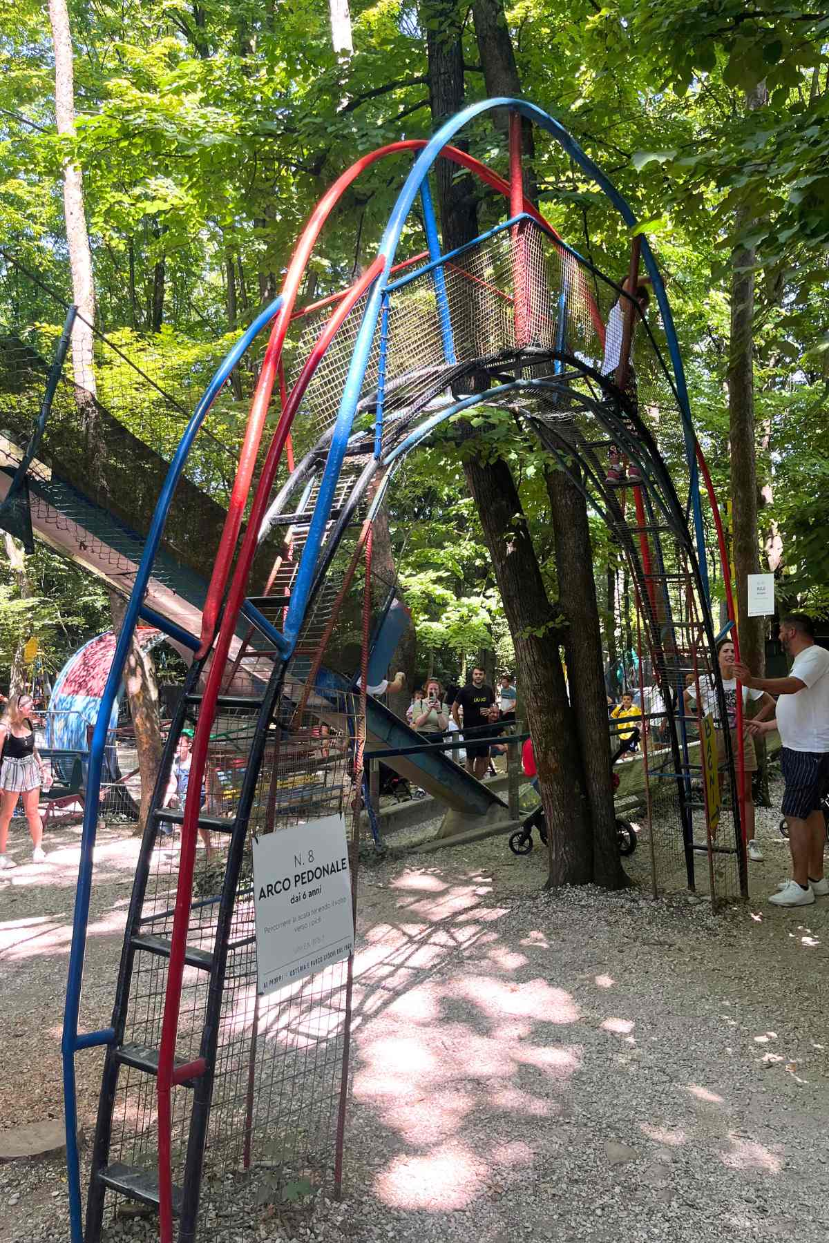 arco pedonale all'osteria ai pioppi